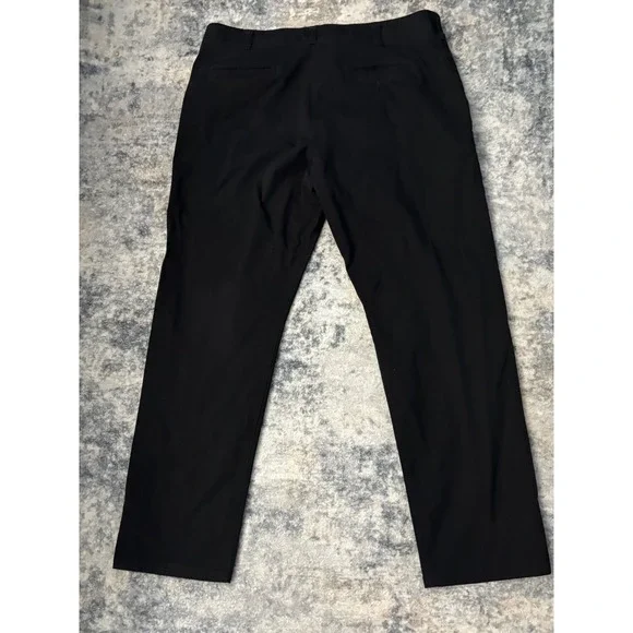 Lee Extreme Motion Jeans Mens 38x32 Black Straight Fit Tapered Leg Preppy Casual - Picture 4 of 11